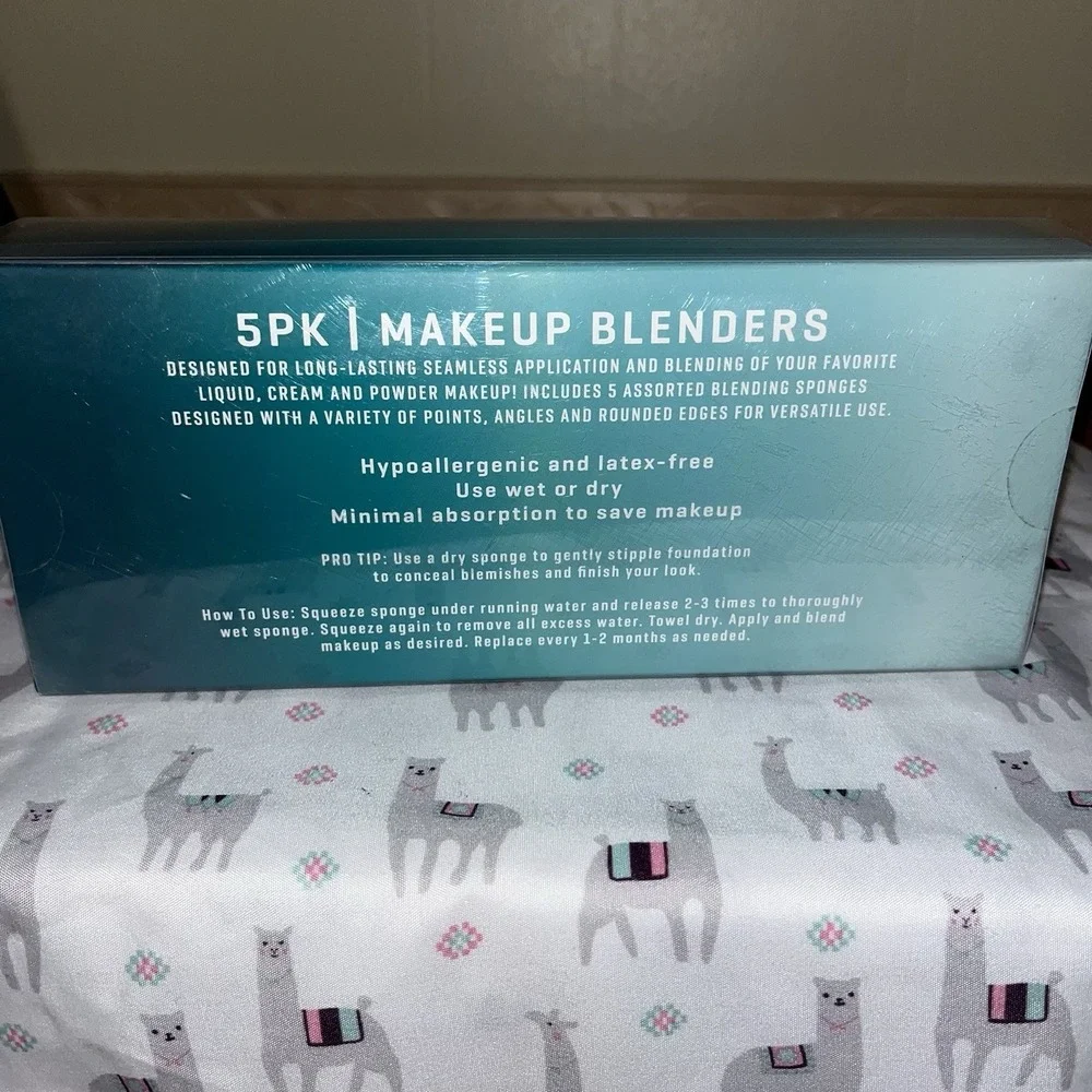 New 5 Pack‎ Makeup Blender Sponge Set Beauty Blenders Teal Under The Sea